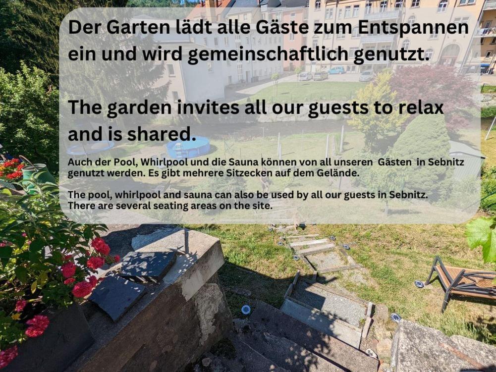 Hw4B - Urlaubsmagie - Zentral Mit Gemeinschaftsgarten, -Pool, -Sauna & Whirlpool Зебниц Экстерьер фото